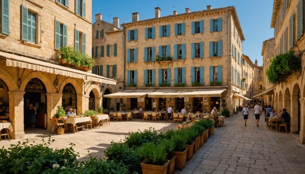 La vie locale à Uzès : immersion dans la place aux Herbes