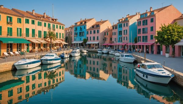 Port saint cyprien : marina, restaurants et plaisance avec les cottages de perpignan