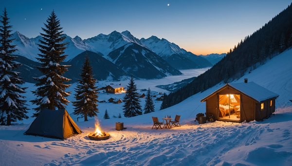 Quel hébergement choisir pour camper en hiver en savoie ?